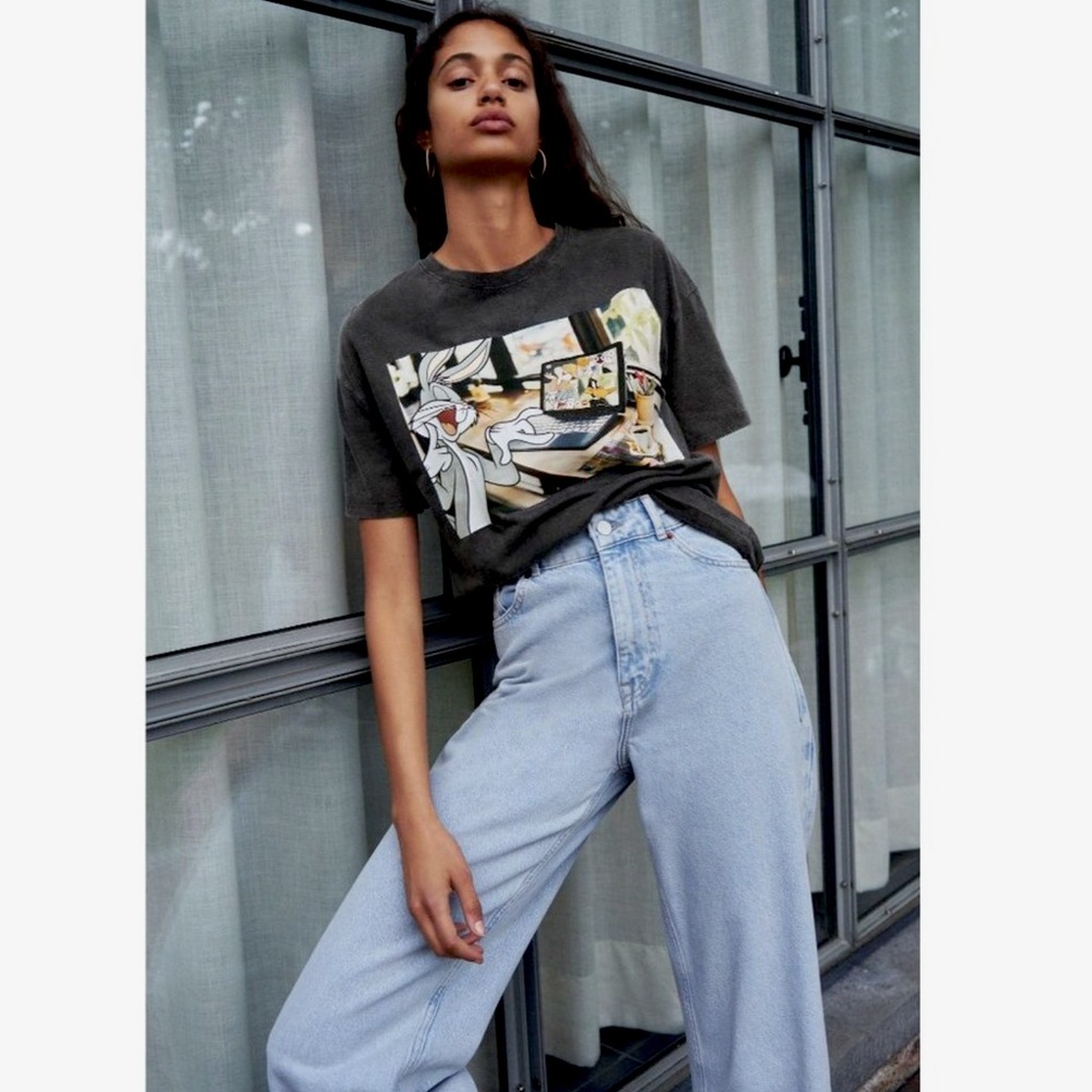 Zara Looney Tunes Bugs Bunny Tee